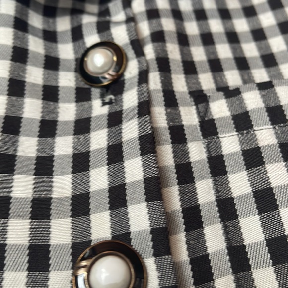 Vintage 80s Black and white Neiman Marcus Dress. - Picture 4 of 6